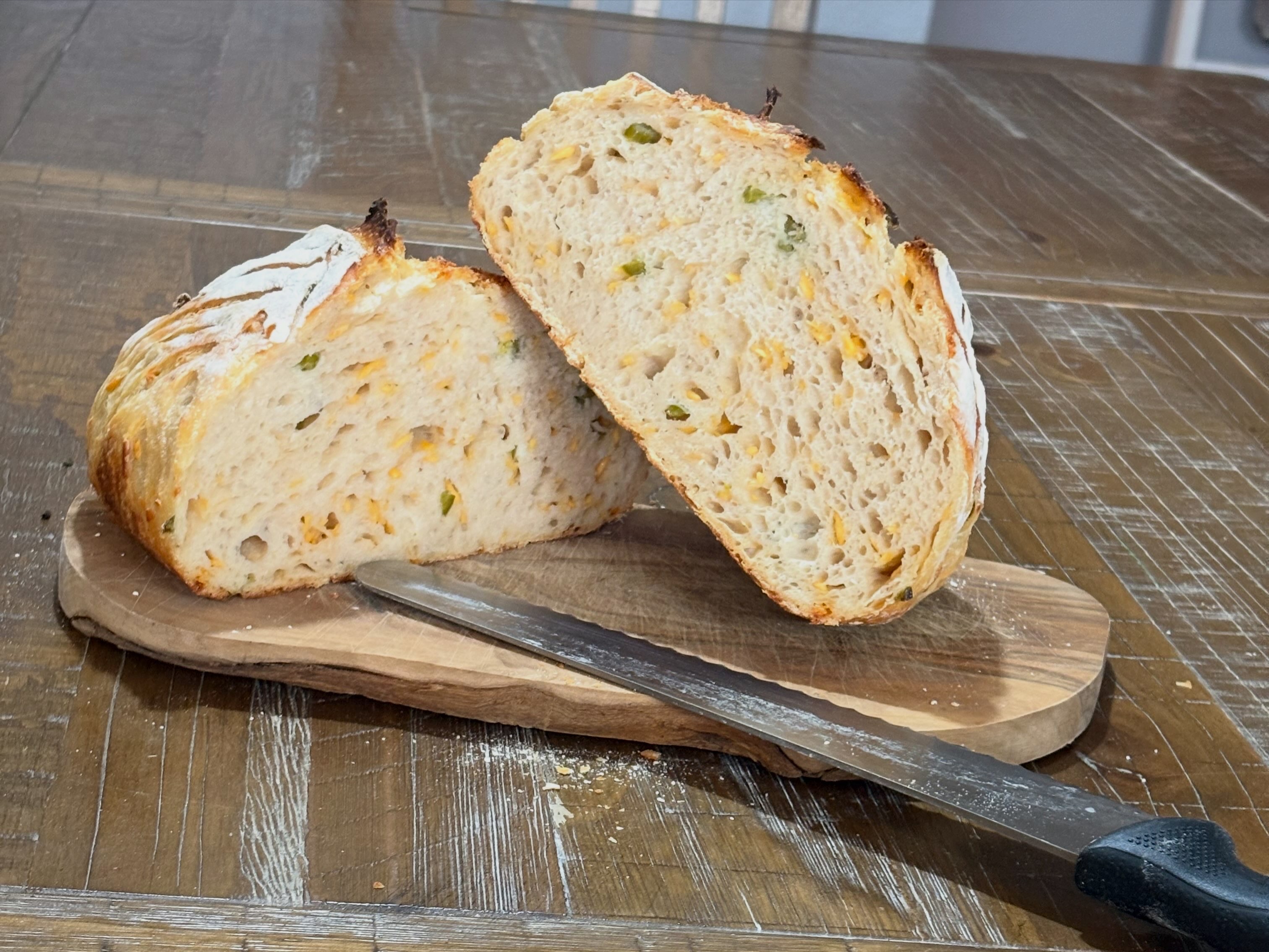 Jalapeño Cheddar Sourdough